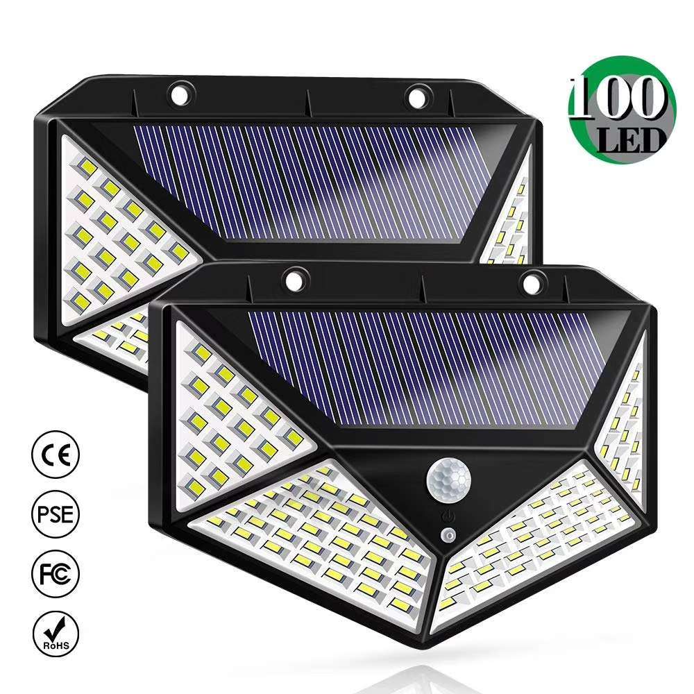 Solar Wall Lamp Intelligent Human Body Induction Luminescence Three Luminescent Modes Patch High-Light Bead High-Capacity Battery Polycrystalline Silicon Solar Panel Brightness Application Scenario