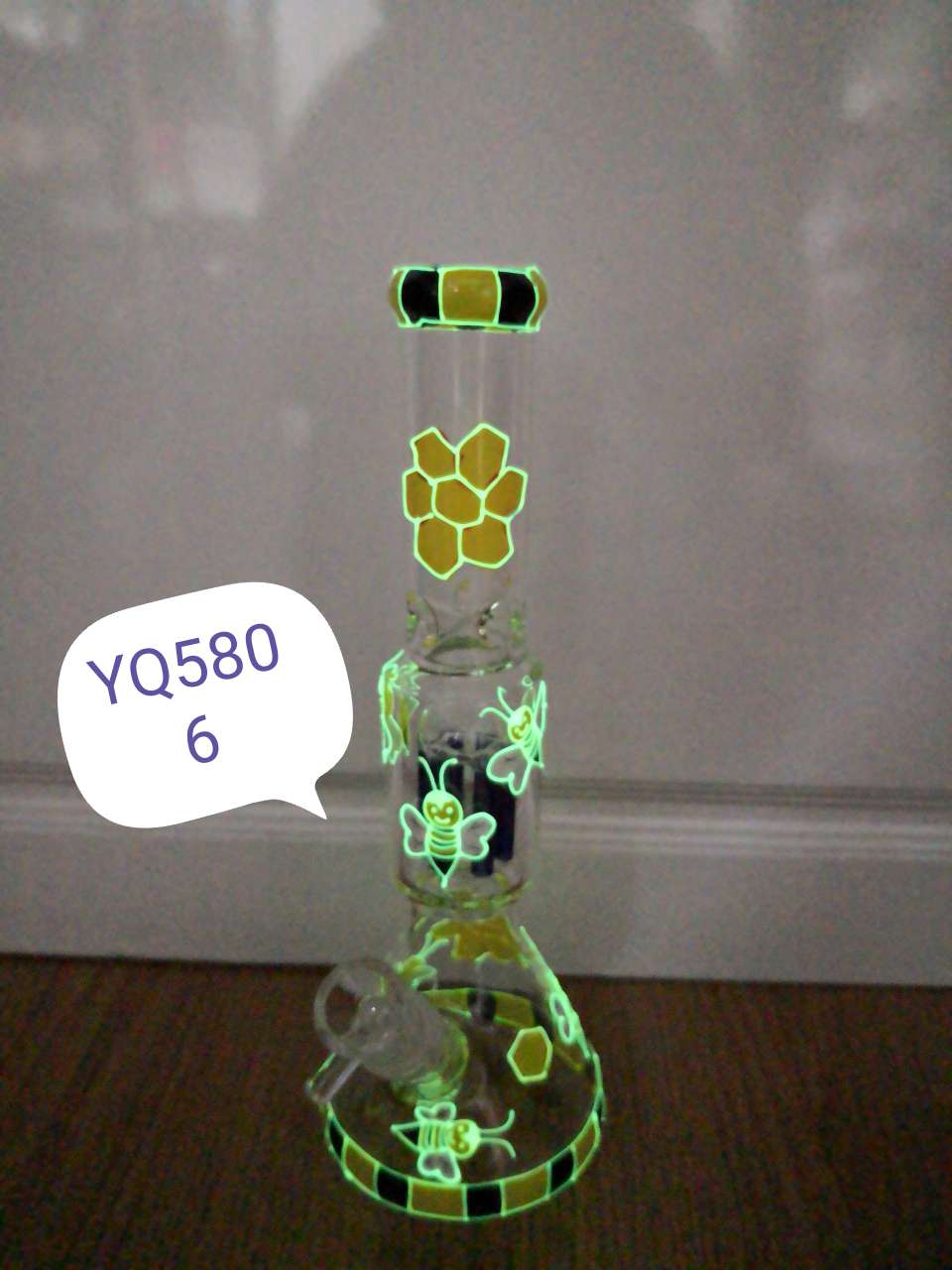 YQ5806带夜光玻璃水烟 一件20个起做