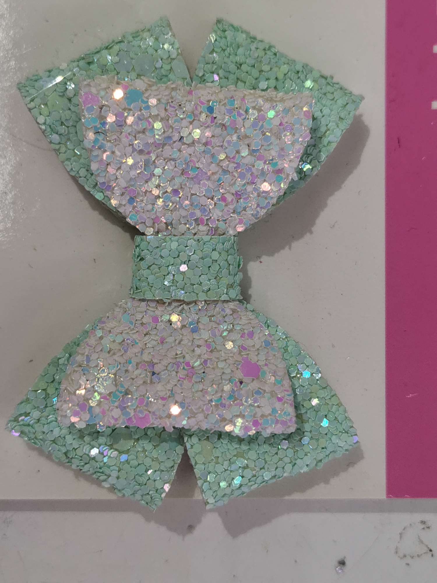 Double four-leaf flower bow Tie No. 13 details Picture