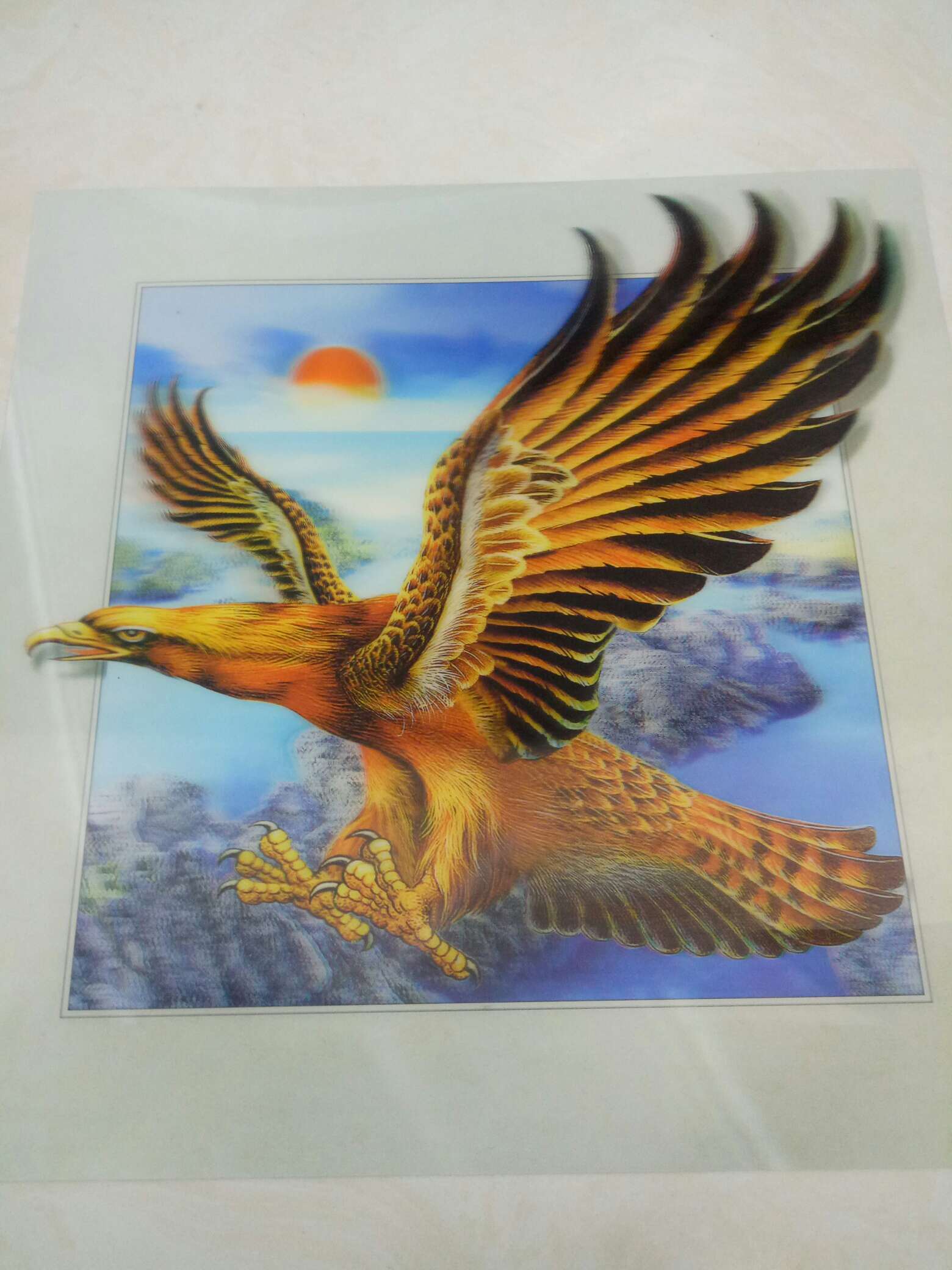 五d立体画，39.5*39.5，混图细节图