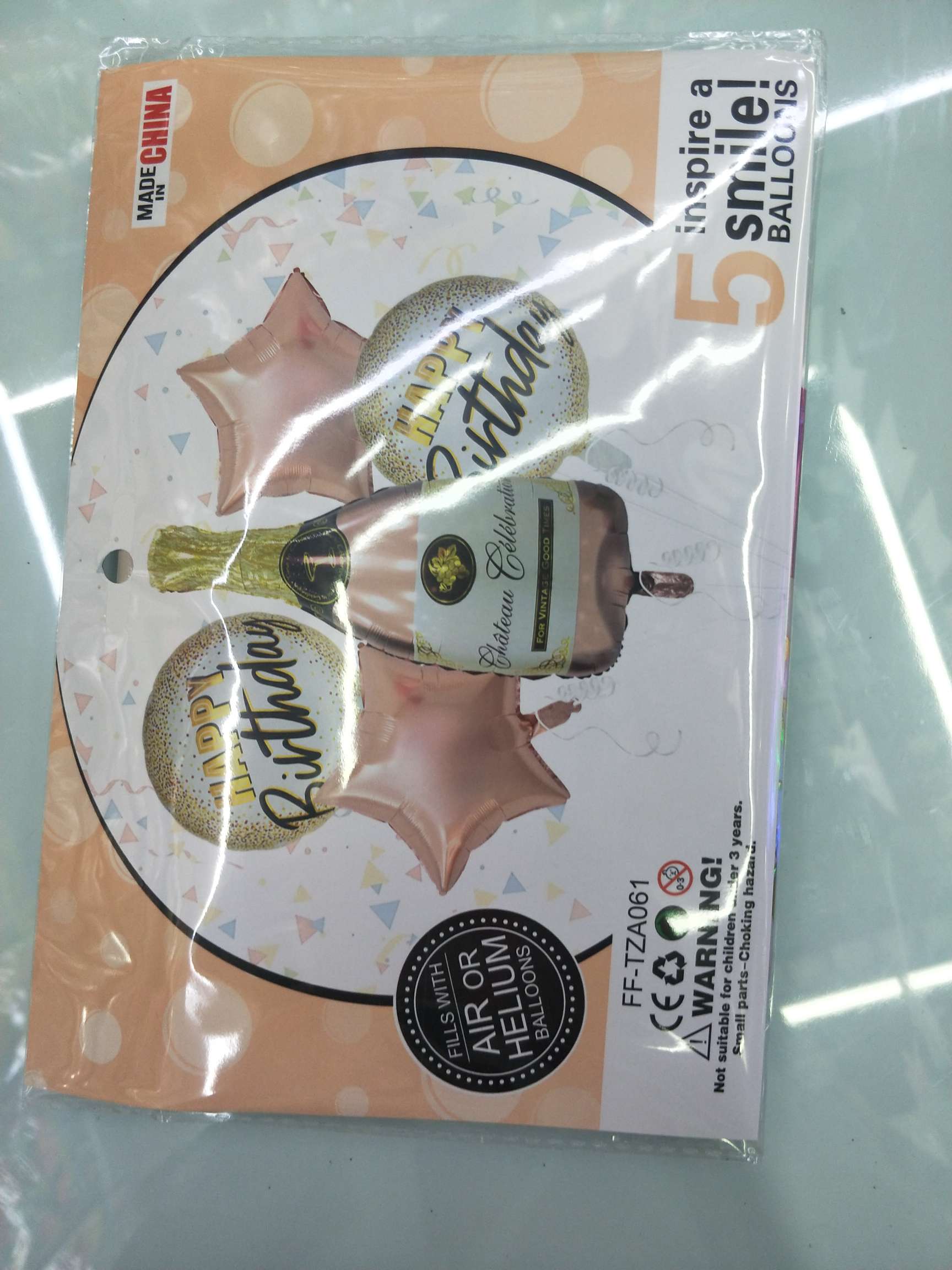 Aluminum film wine bottle set