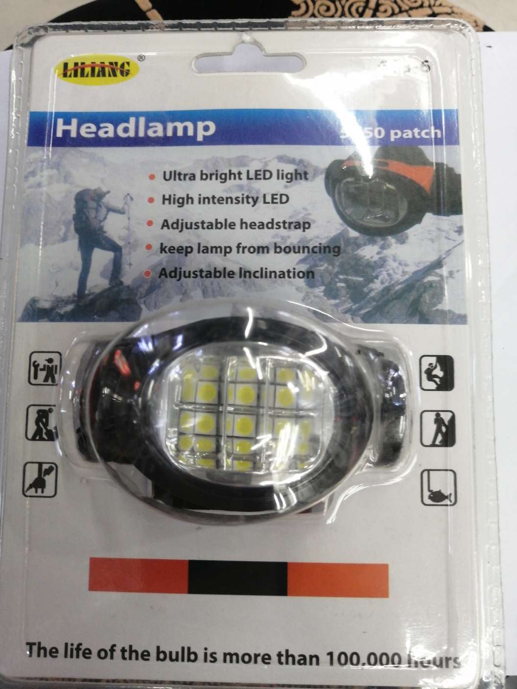 头灯，  LED头灯     型号603-6   材料塑料