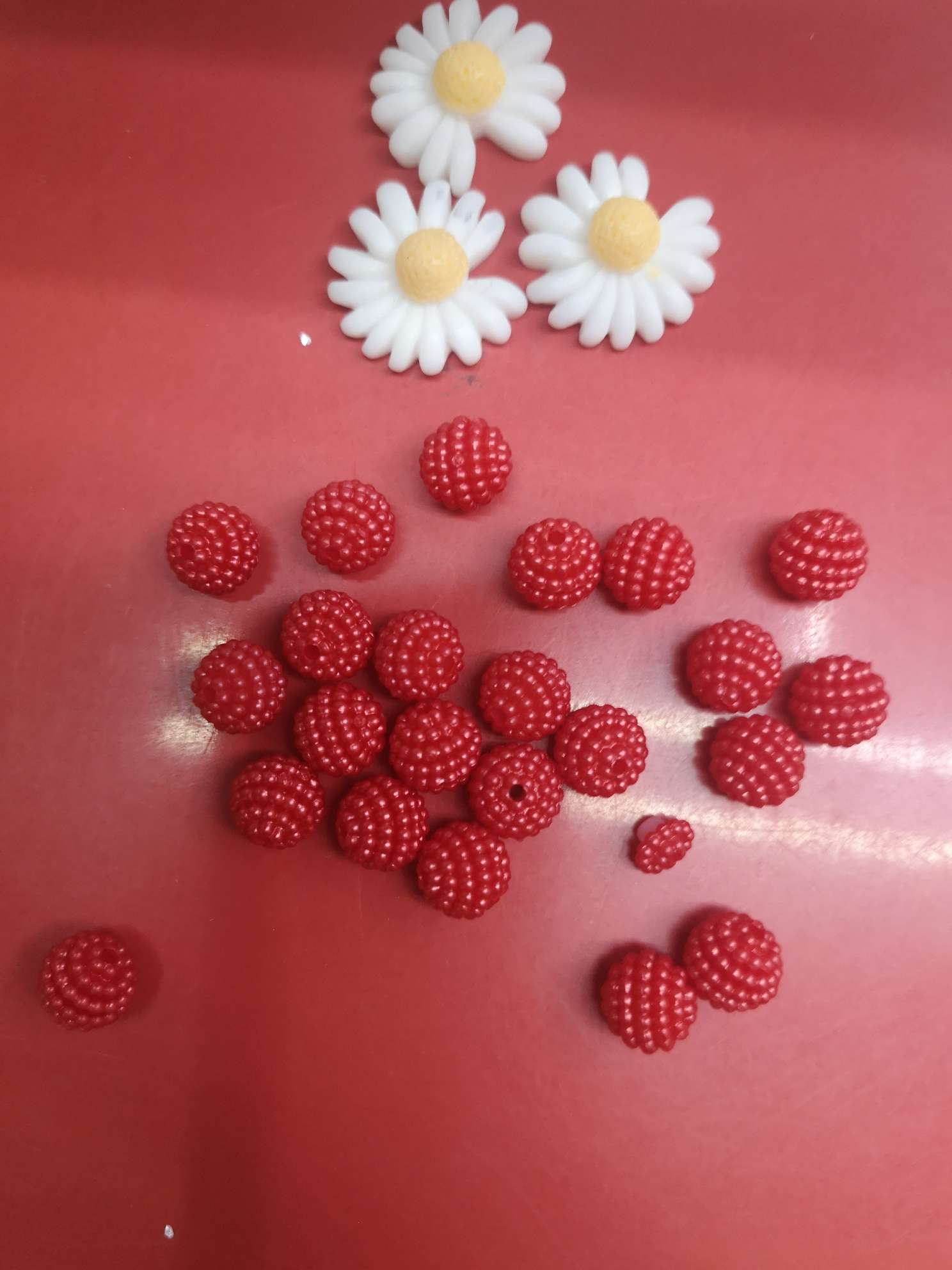 10#杨梅球，米白色纯白色，颜色定做   厂家直销  价格优惠 质量保障细节图