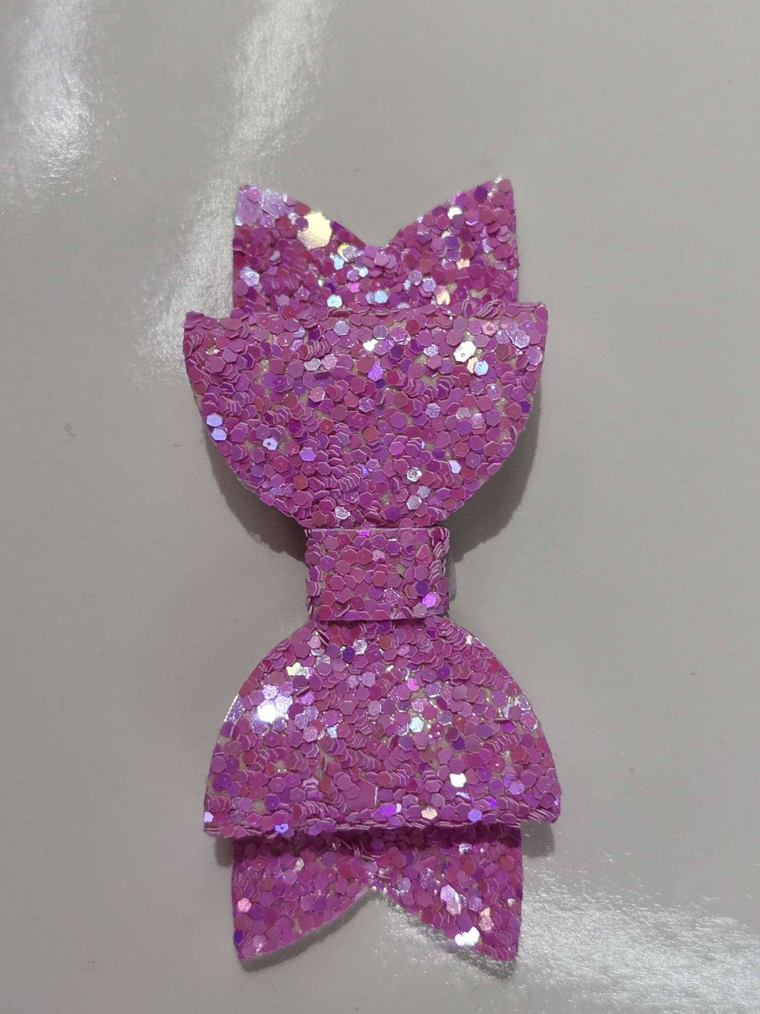 Double-layered small bow tie with ceramic pieces Item Picture