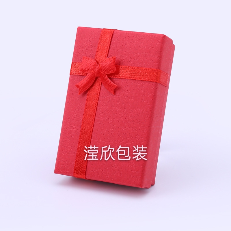 Jewelry packaging hot style gift box 5*8 bow necklace box thumbnail