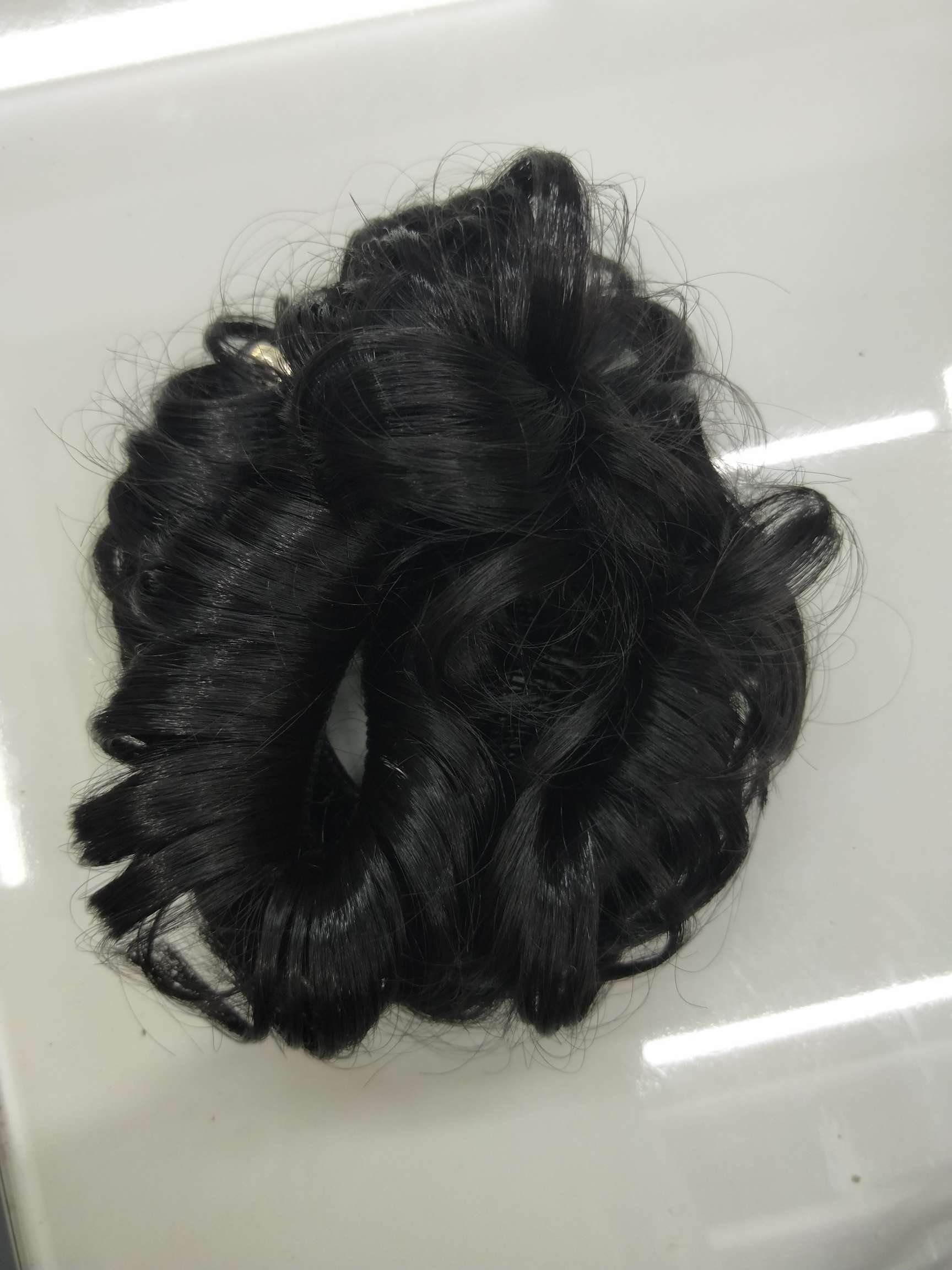 Senior style one-piece clip high-temperature silk wig head clip accessory, invisible and seamless natural one-piece hair extension