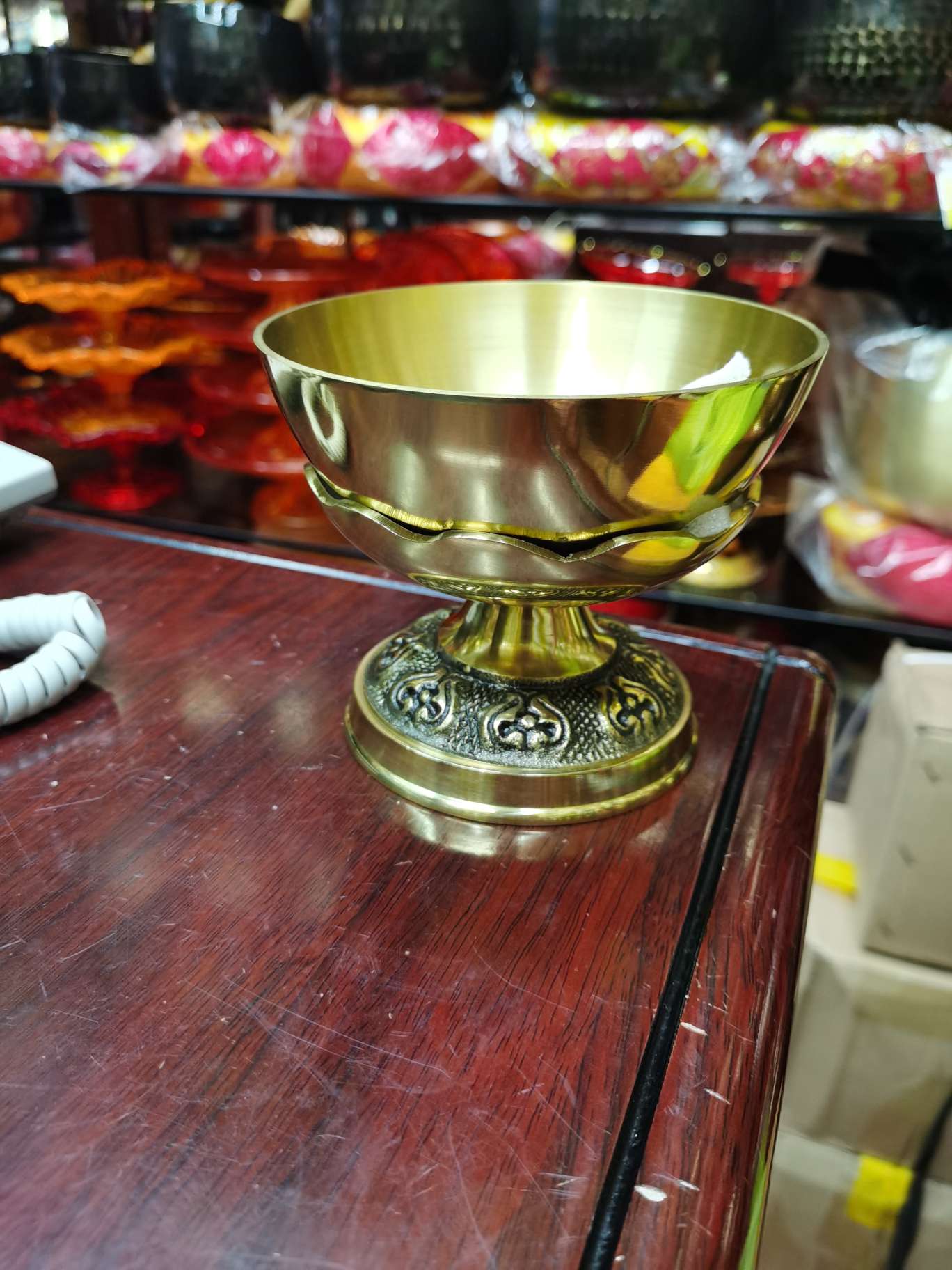 3.5寸铜碗心经油灯