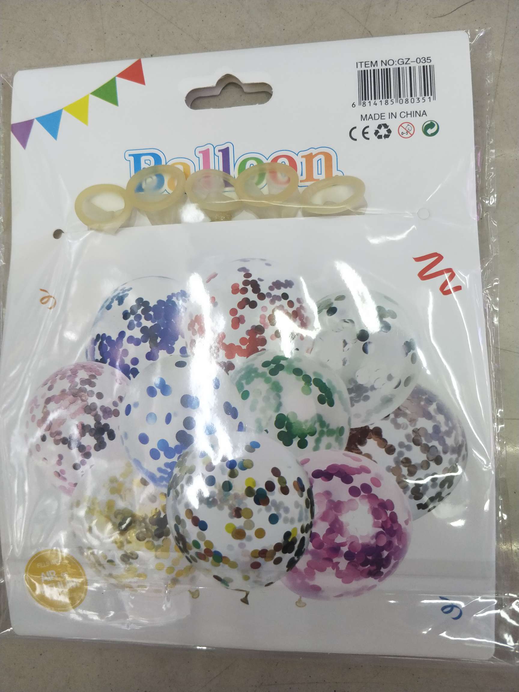 Sequined balloon details Picture