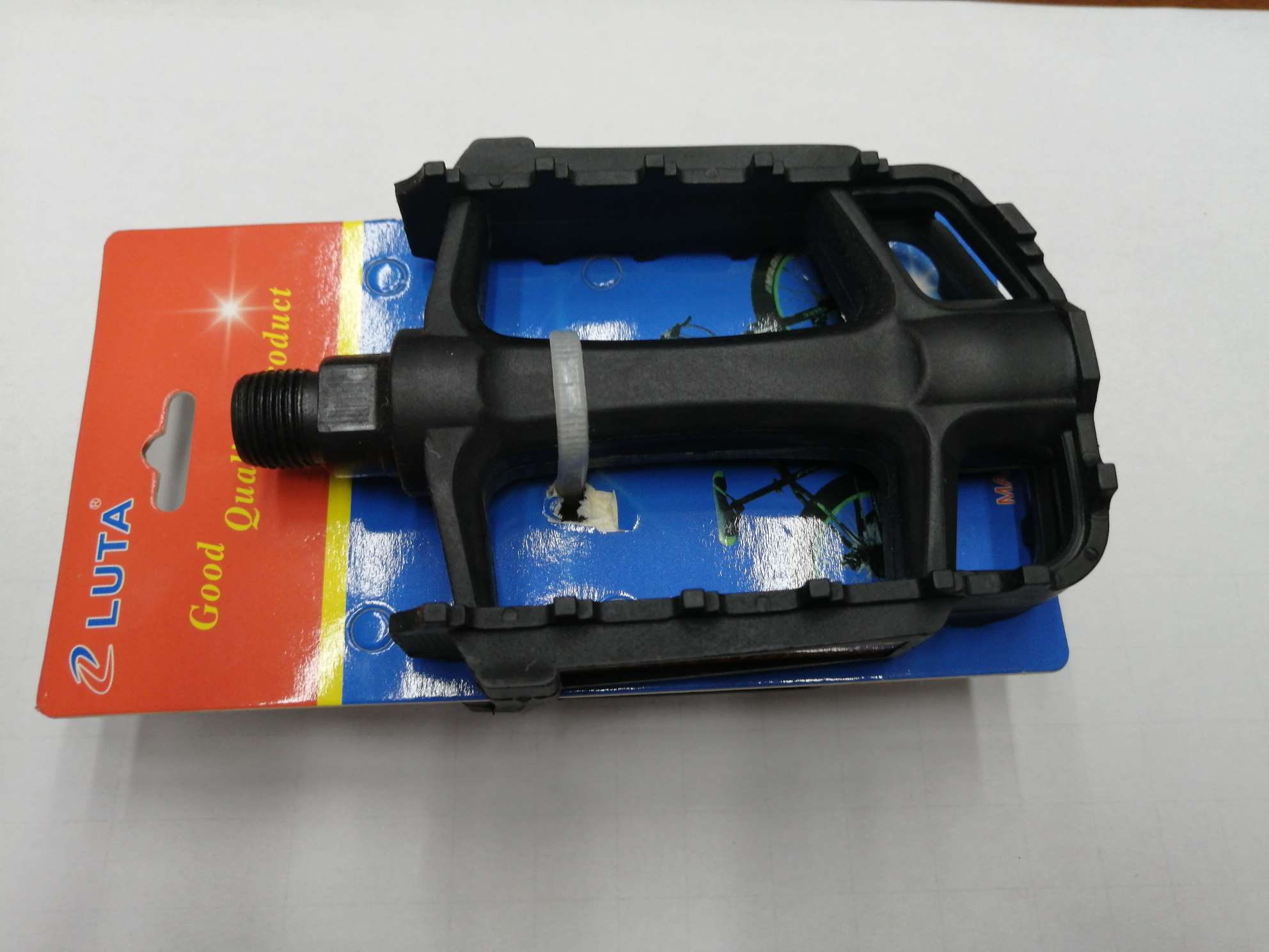 路踏 凤凰牌自行车脚蹬塑料双珠带轴承耐用脚踏配件