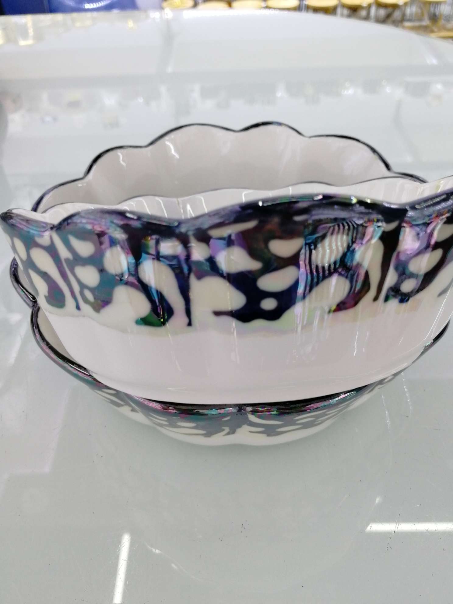 Pearl glaze 6-inch salad bowl thumbnail
