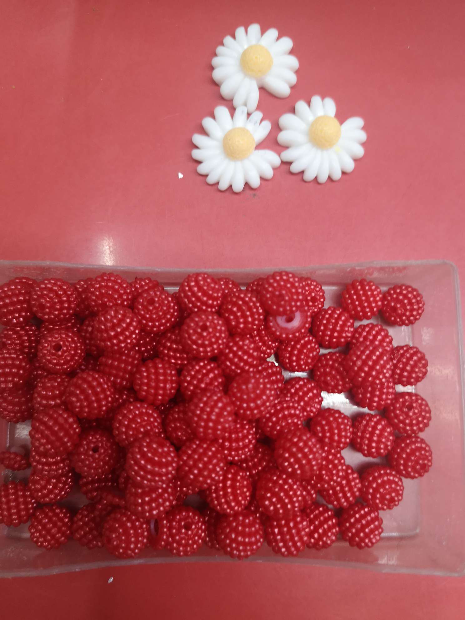 10#杨梅球，米白色纯白色，颜色定做   厂家直销  价格优惠 质量保障产品图