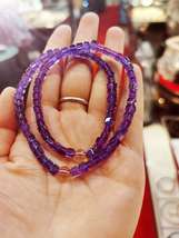俊福珠宝®天然巴西水晶 紫晶方型切割绕手 手链
