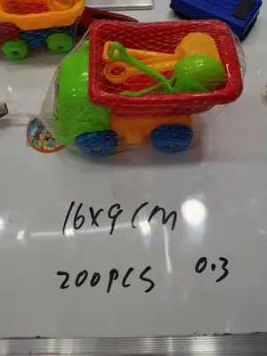 Toys on the beach thumbnail