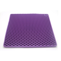 厂家直销创意硅胶 方形蜂窝硅胶垫 防滑垫 隔热垫 蜂窝防烫硅胶垫