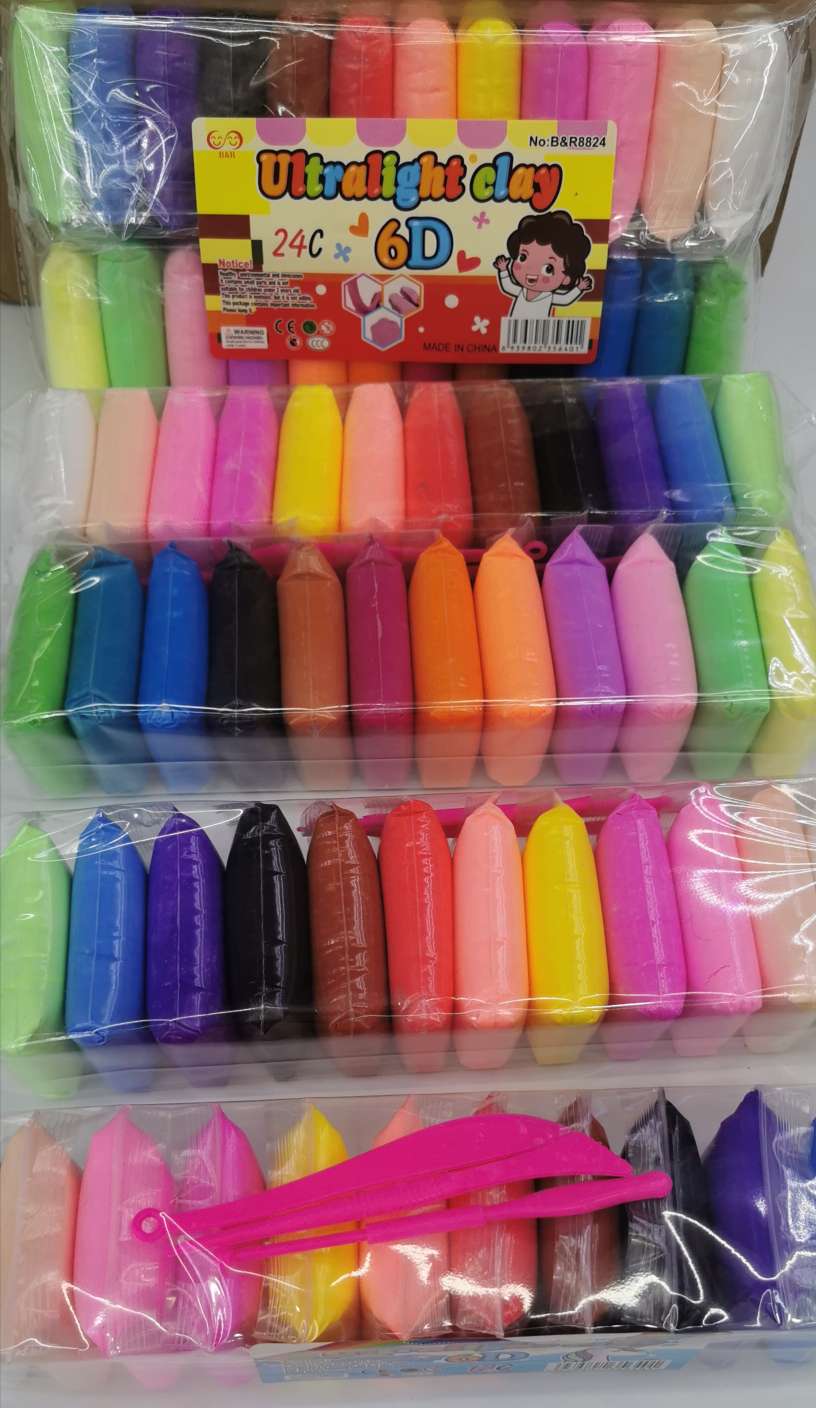10g 24-color ultralight clay