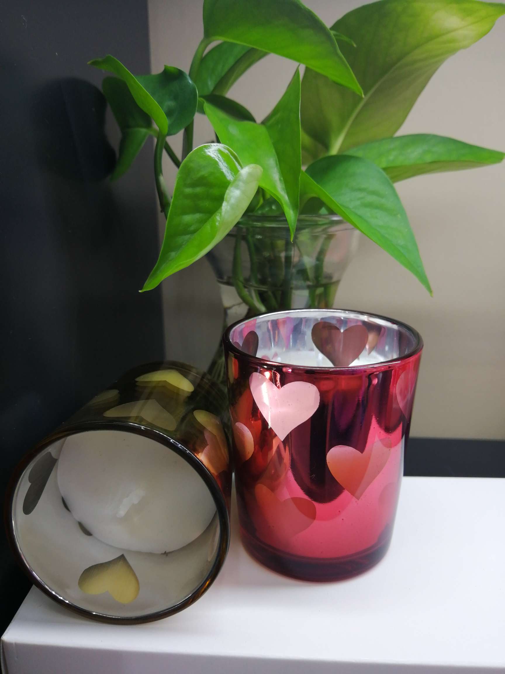 Creative candle romantic scene surprise without decoration confessions of love aromatherapy candle