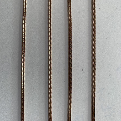 235 caterpillar, suitable for making bracelets, anklets, copper chains, DIY trendy accessories, factory direct supply