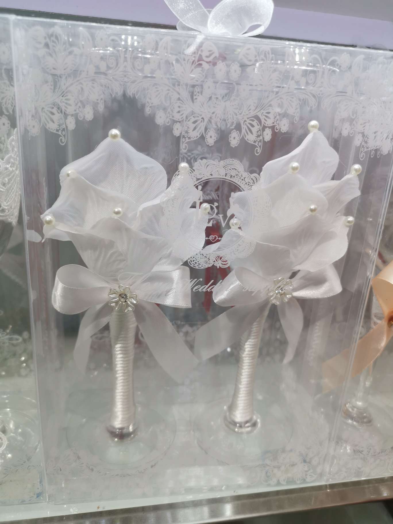 Wedding gift glasses
