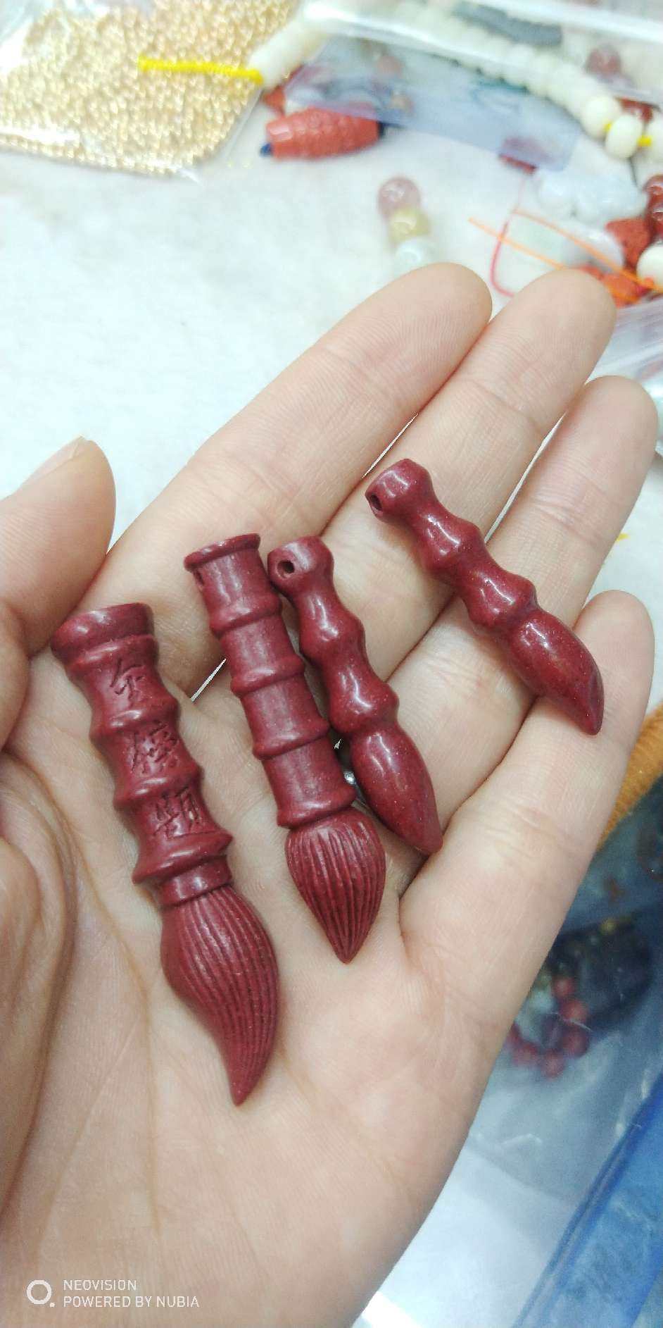 紫金砂朱砂毛笔金榜题名专用