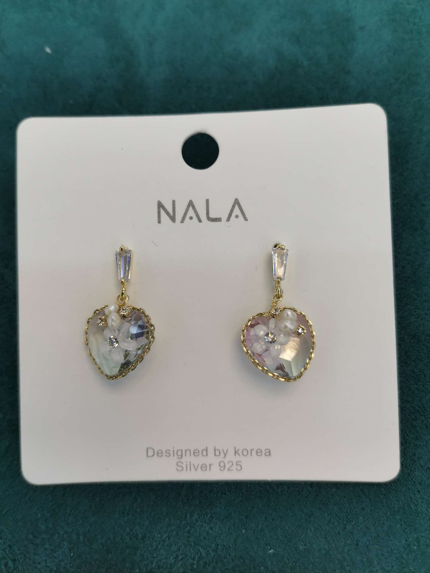 Sweet Crystal earrings from Korea thumbnail