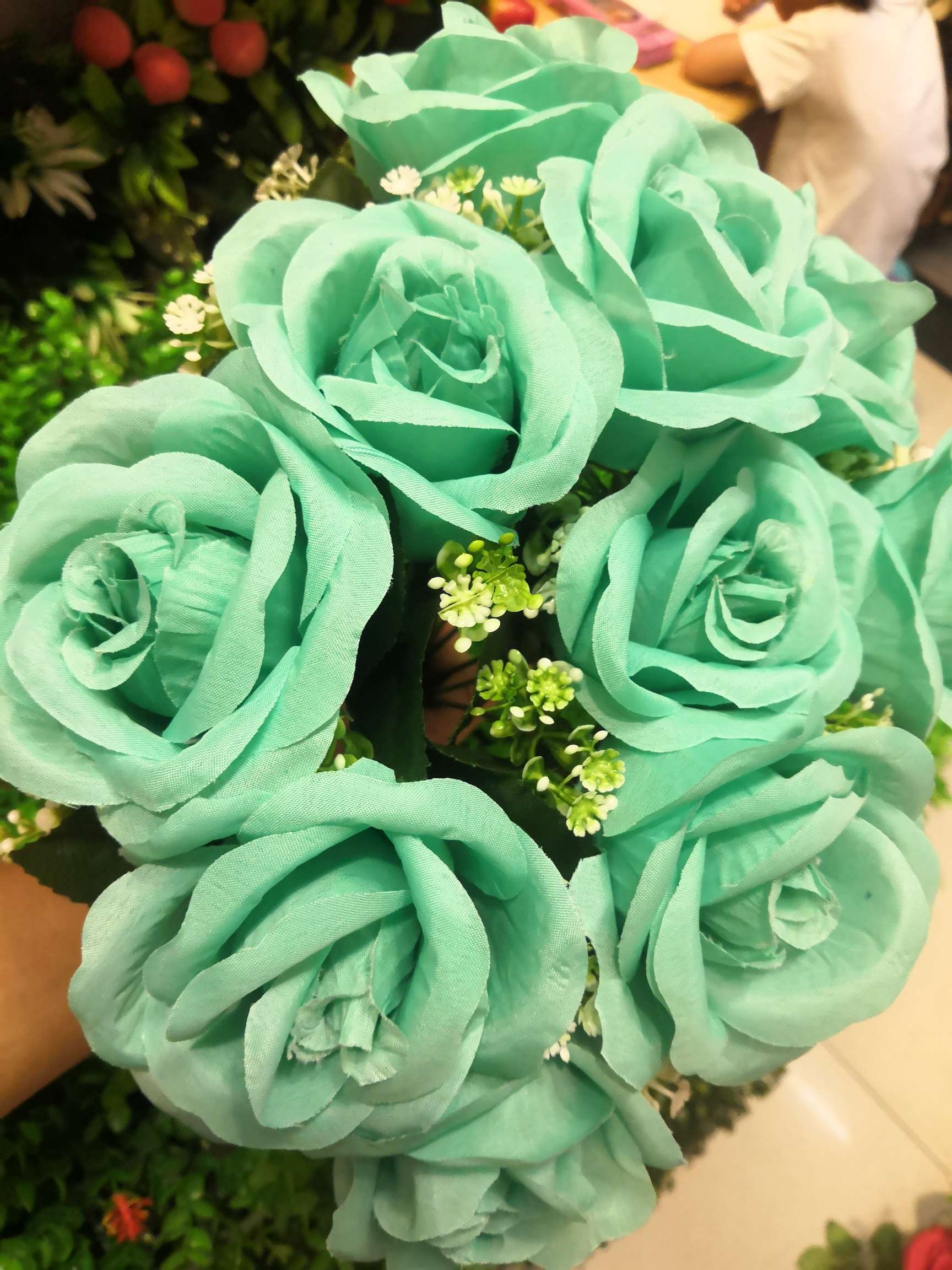 毛线仿真太阳花清明花礼盒仿真花瓣假花小件工艺品