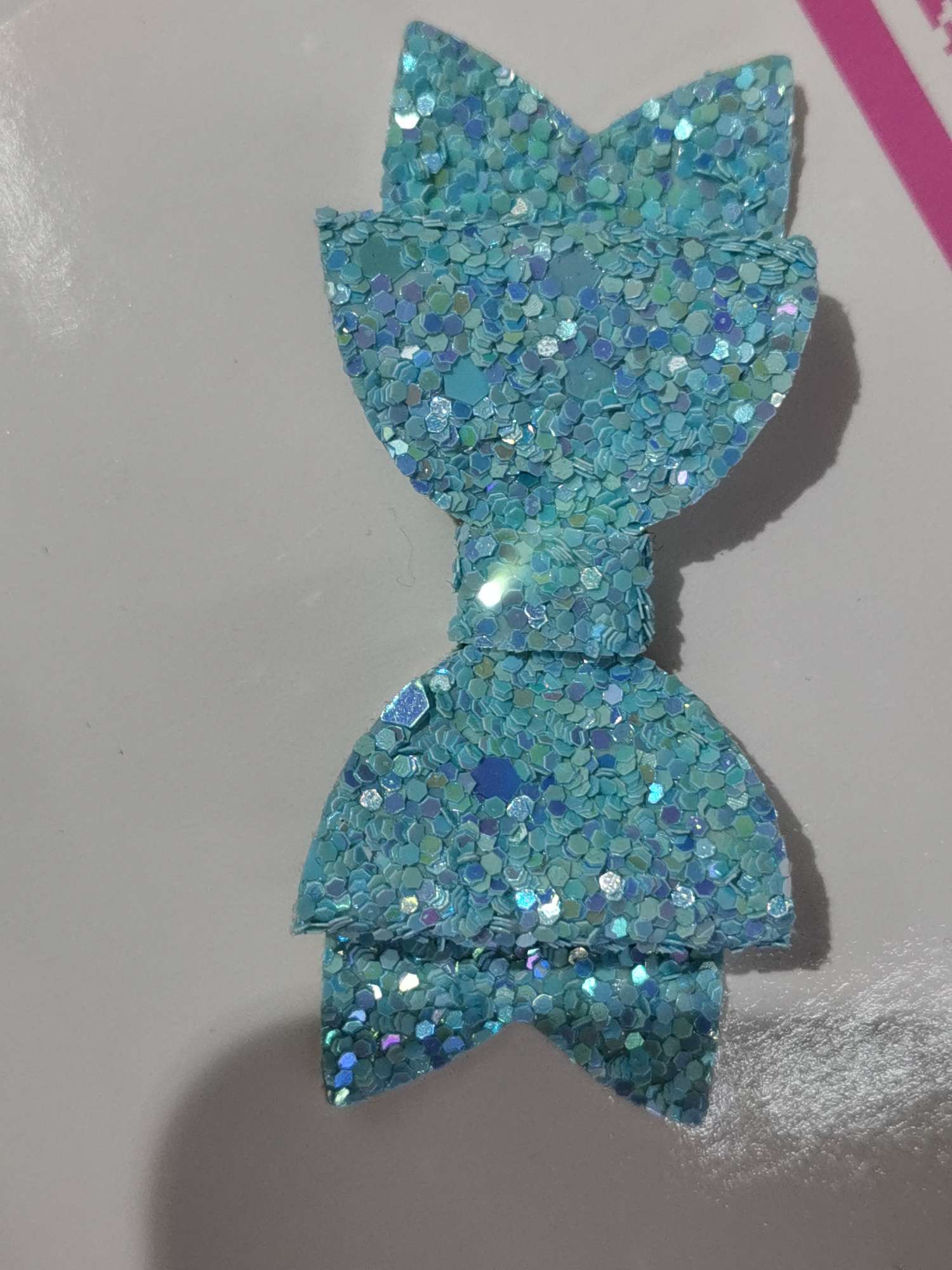 Double-layered small bow tie with ceramic pieces Specification image