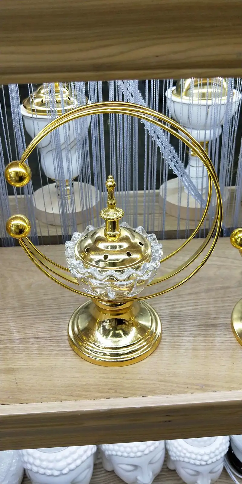 Glass Incense Burner Home Decoration Craft Display Gift Gift Crafts Display 1