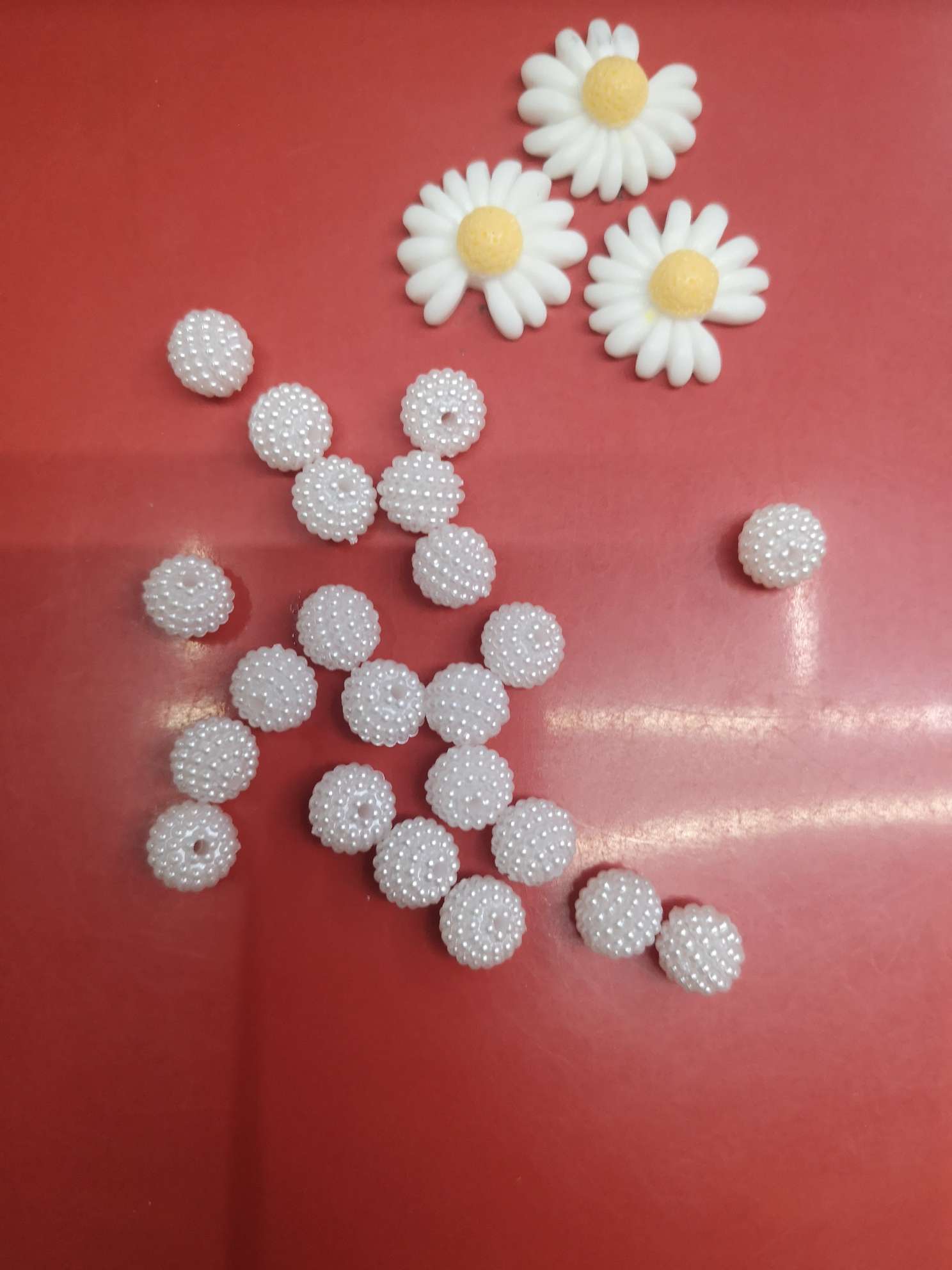 10#杨梅球，米白色纯白色，颜色定做   厂家直销  价格优惠 质量保障