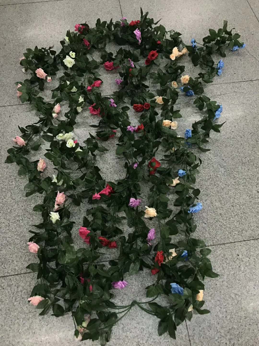 Artificial plant decorative decoration flower vine horn rose details Picture