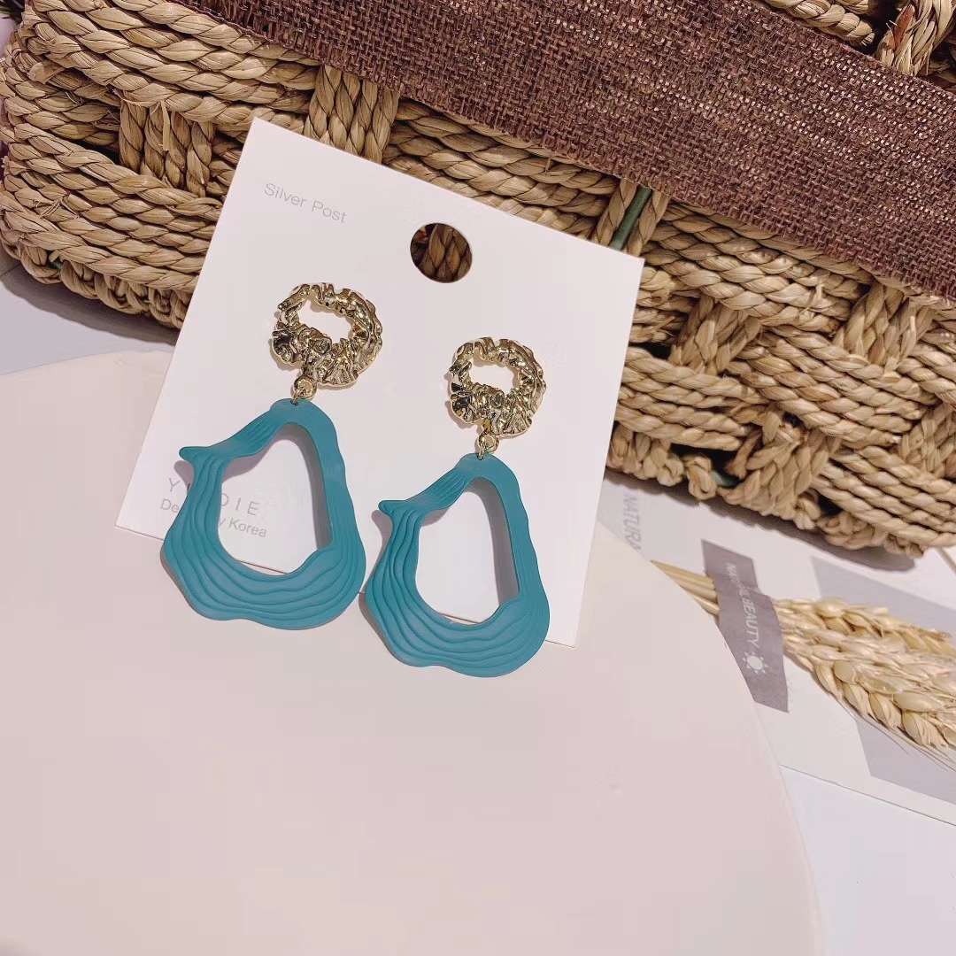 Feather butterfly jewelry Korean small fresh and simple wind earrings female trend thumbnail