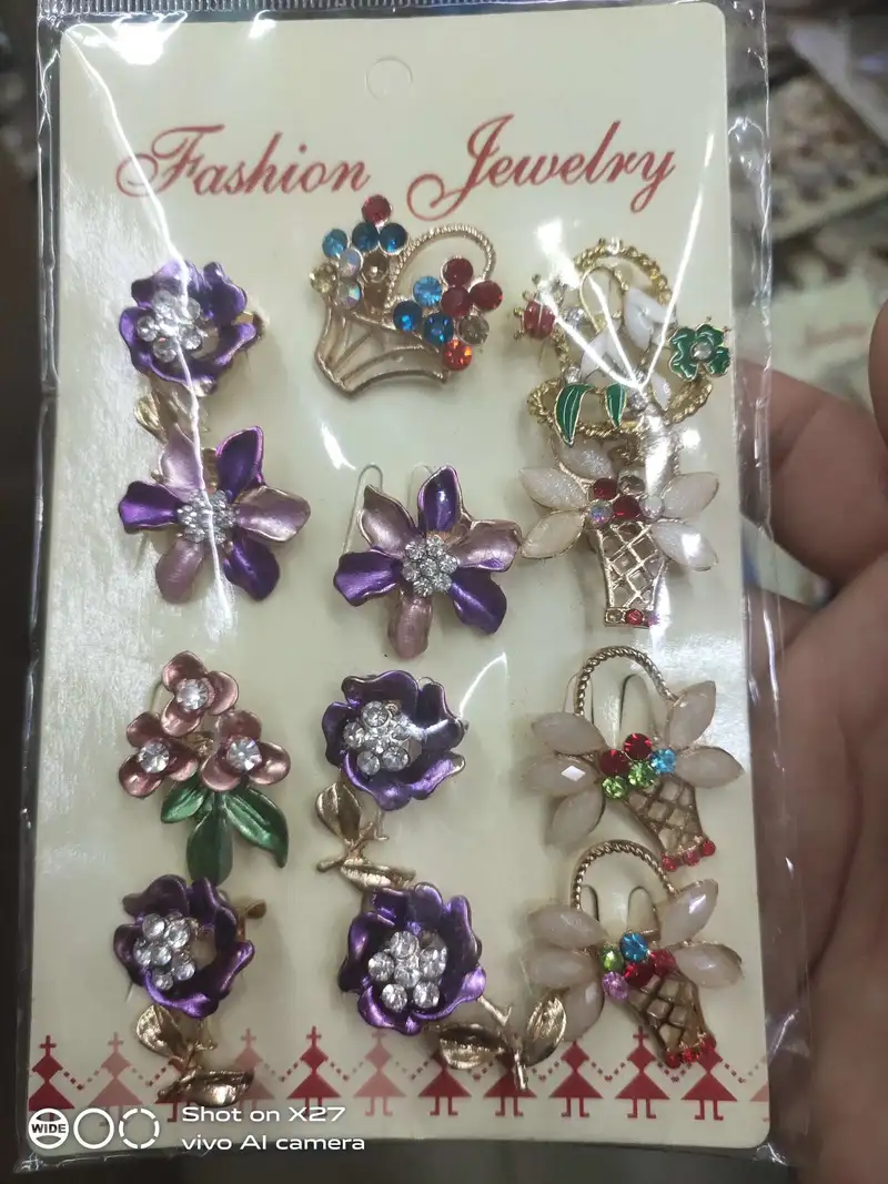 Colorful Brooch To Match