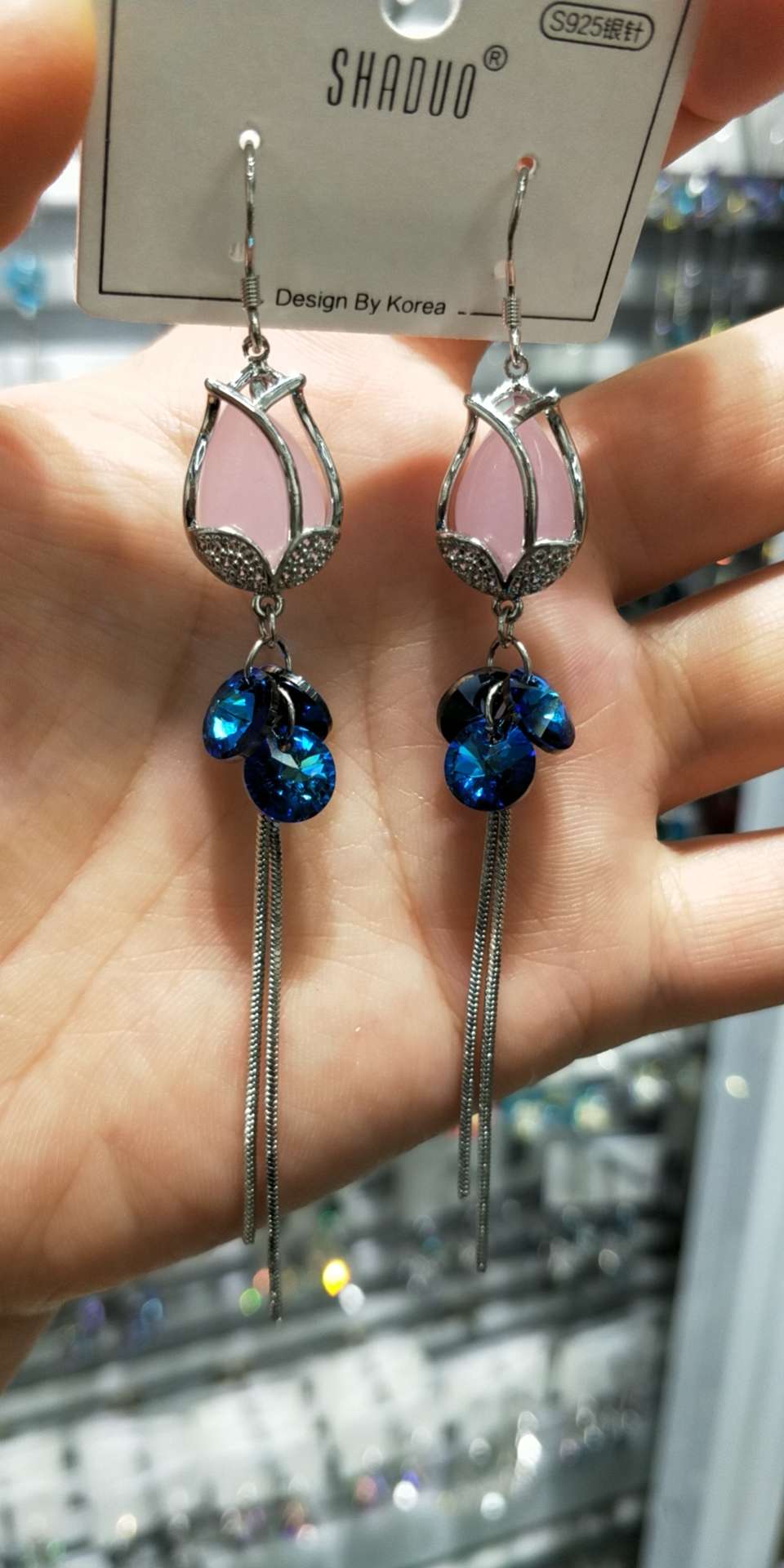 郁金香加水晶细节图