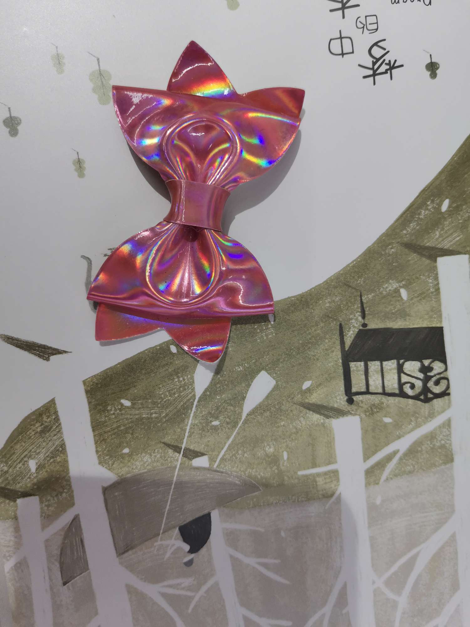 Leather bow tie Item Picture