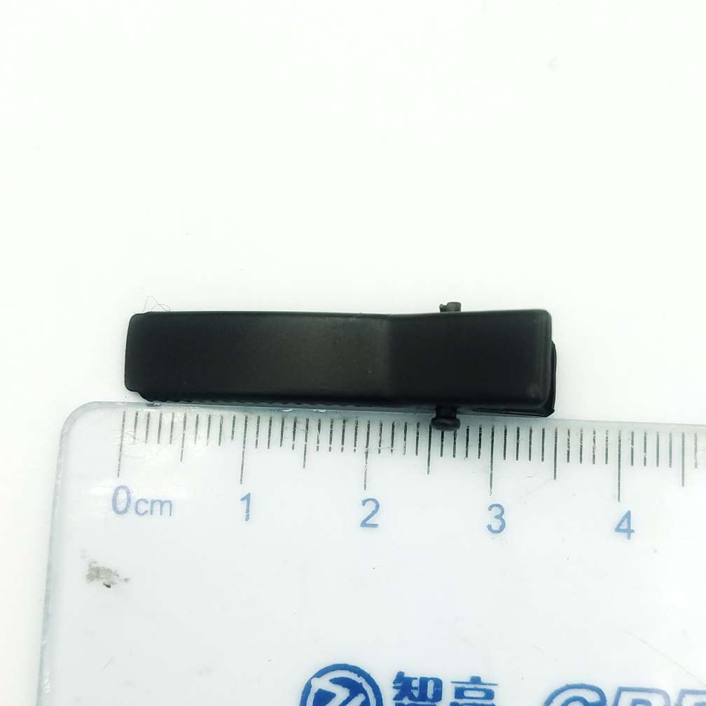 3.5Cm Double Fork Clip Diy Accessories Electrophoretic Matte Black Duck Beak Clip Handmade Diy Hair Clip Self-Made Hair Clip Hand-Made Accessories Clip Hair Clip Headband Bow Material Accessories