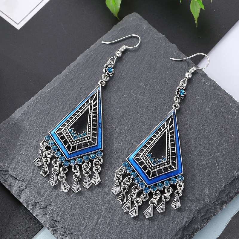 Fashionable, versatile, simple and elegant Bohemian earrings for ladies, 66 Ya Xin Specification image