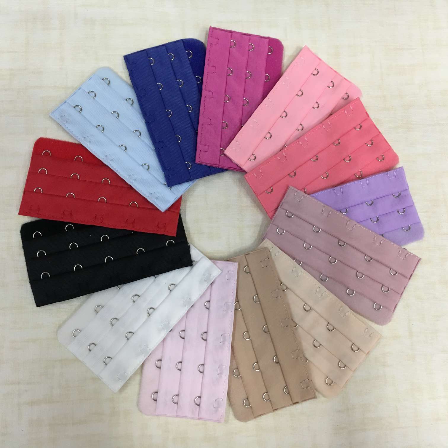 The bra underwear has three rows of five buttons and the bra underwear has back extension buttons thumbnail
