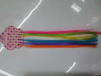 Plum Card Color Spray Paint Clip 30Cm 6 Color Release Straight Hair