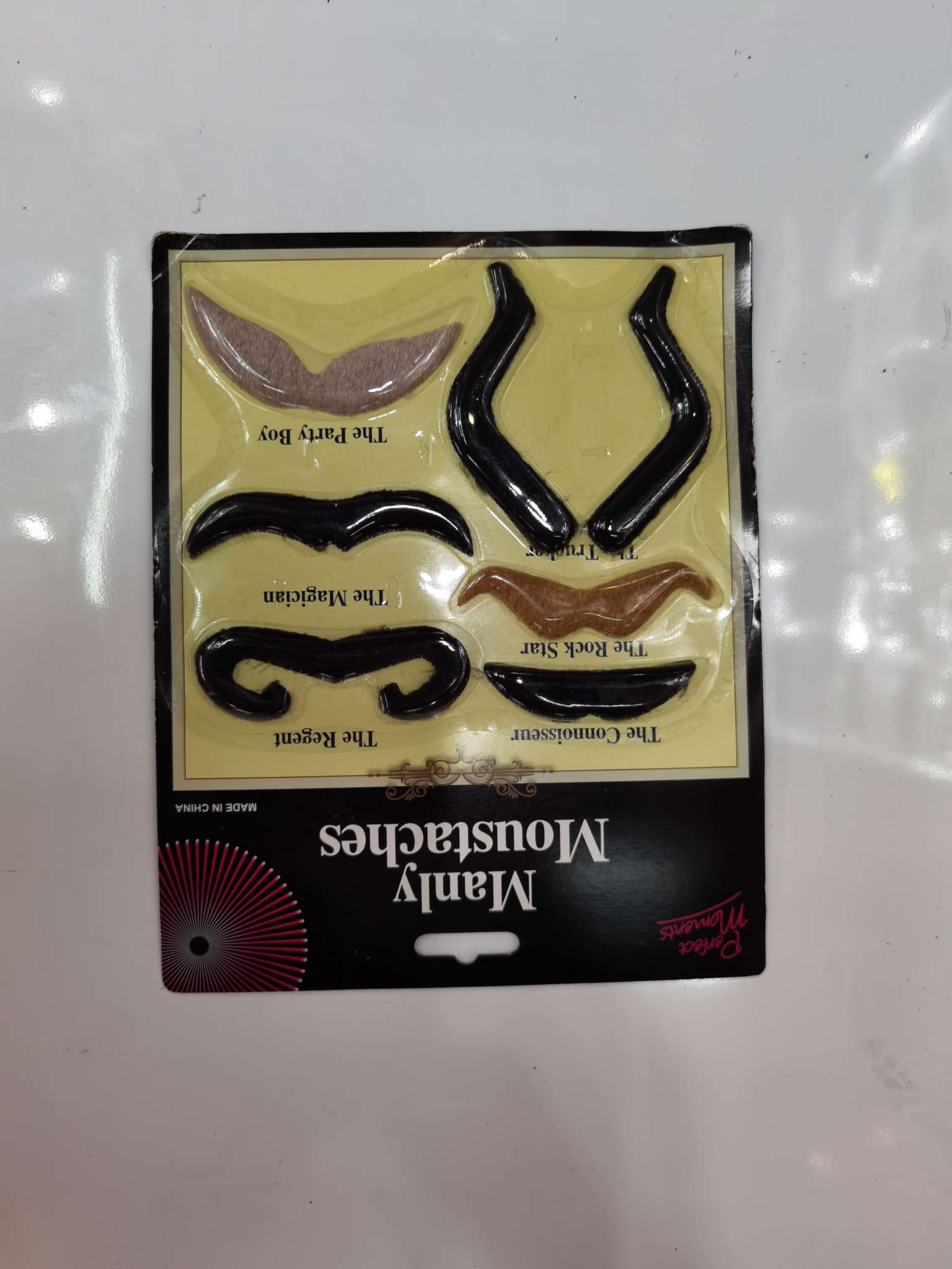Black card mixed beard