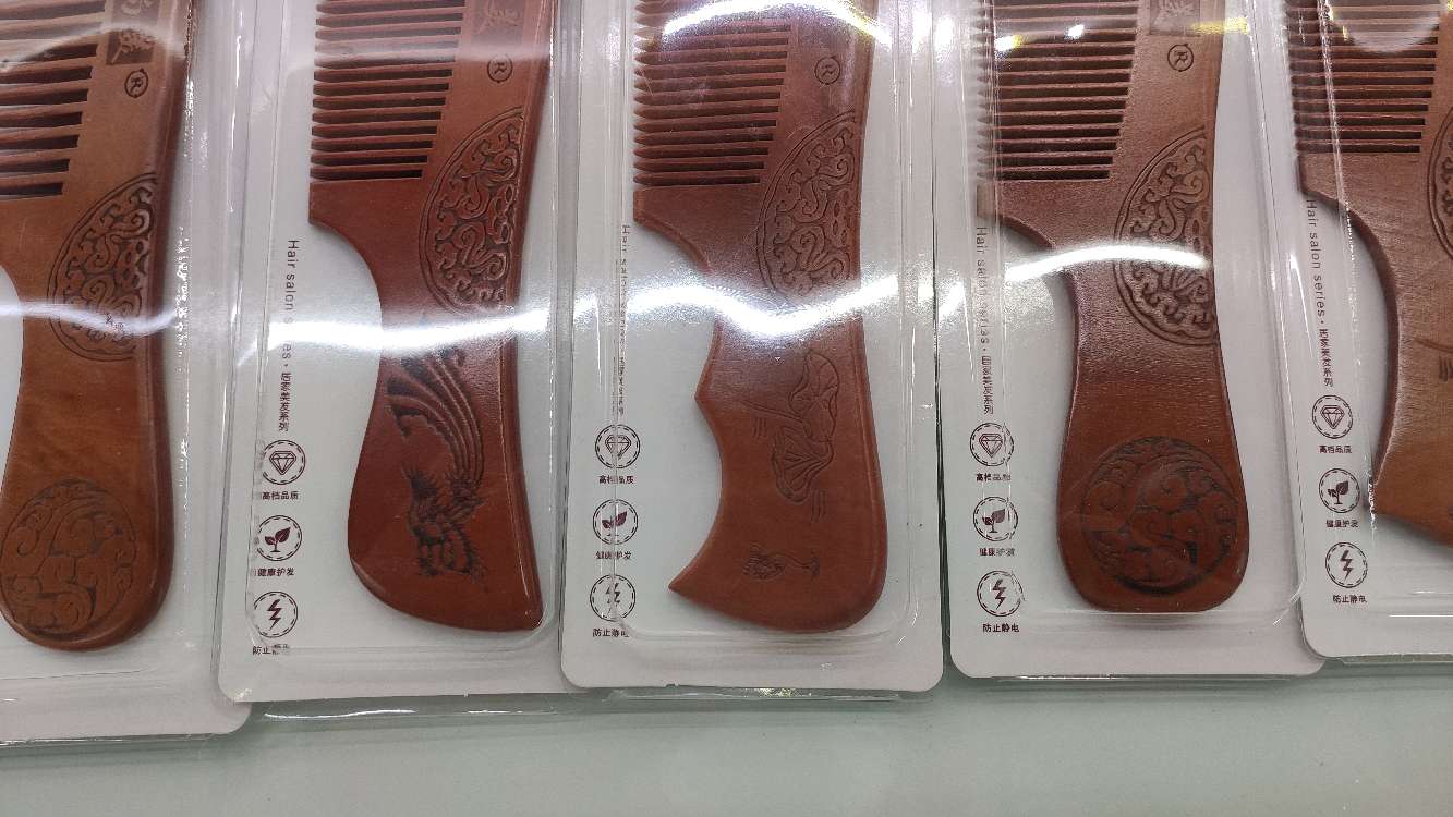 Love still Beautiful wood fine wood comb dark wood comb love still beautiful woodcut wood comb simple card love still beautiful wood comb