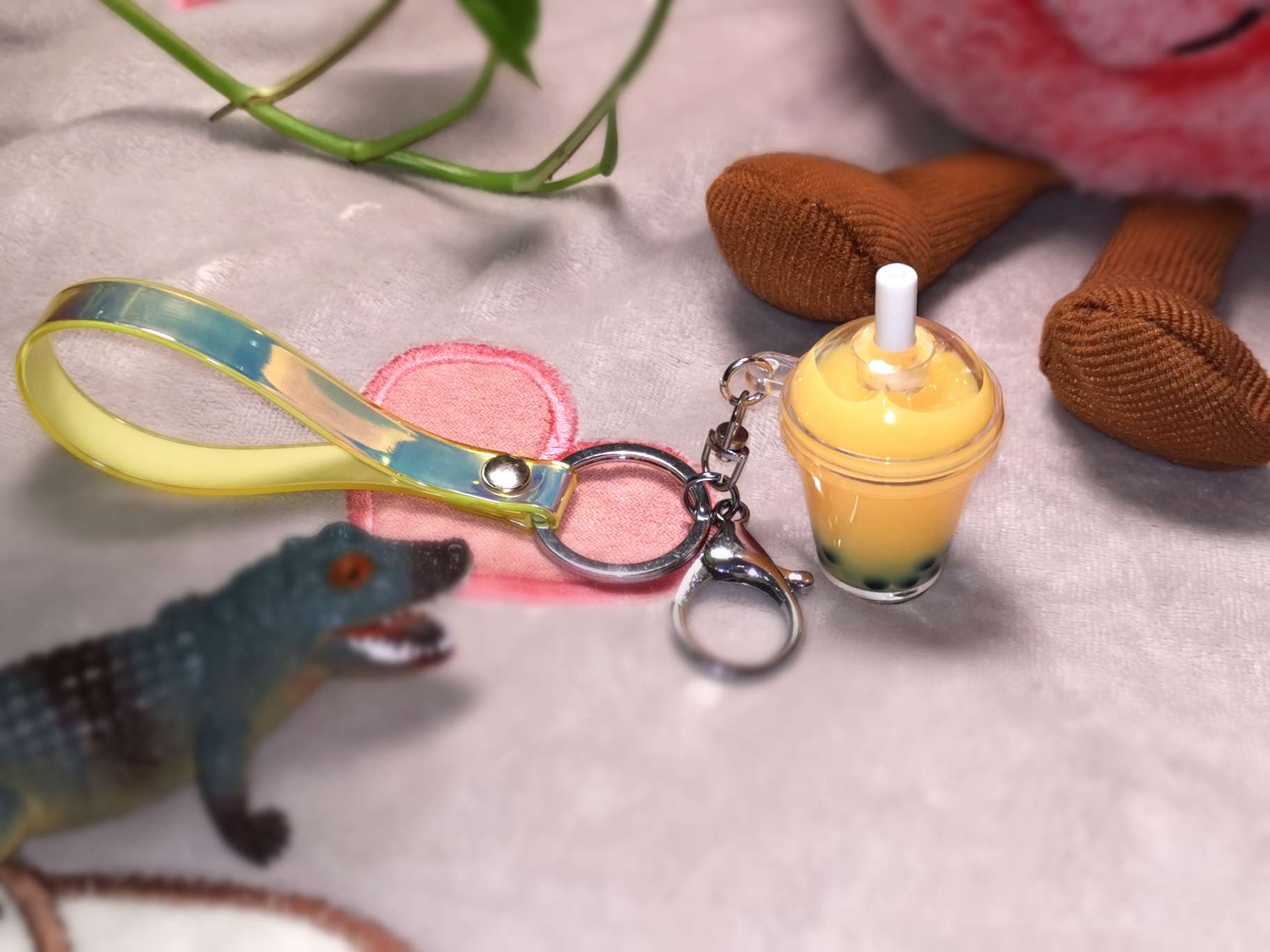 饮料钥匙扣细节图