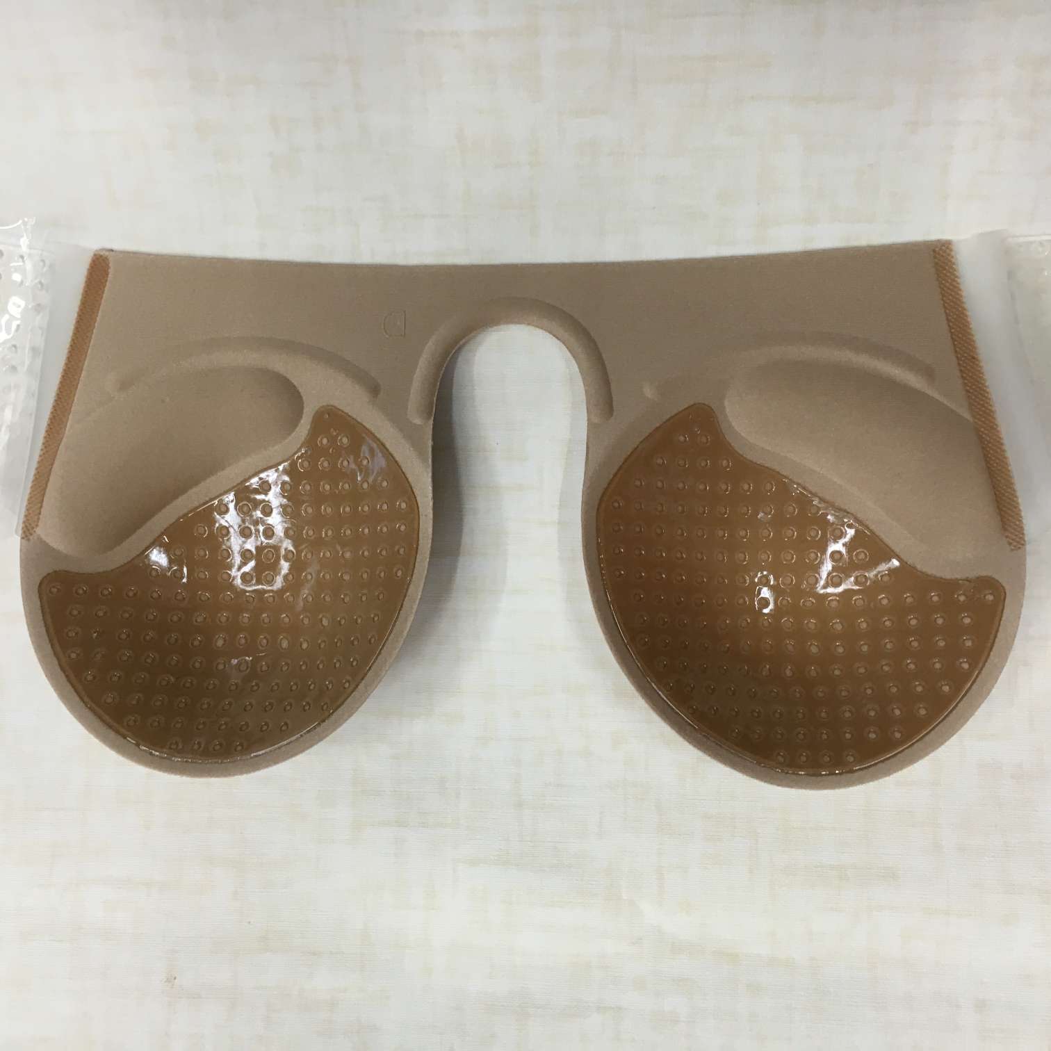 U-shaped wing stick type cloth bra invisible bra Black skin ABC size stick type bra bra underwear Specification drawing
