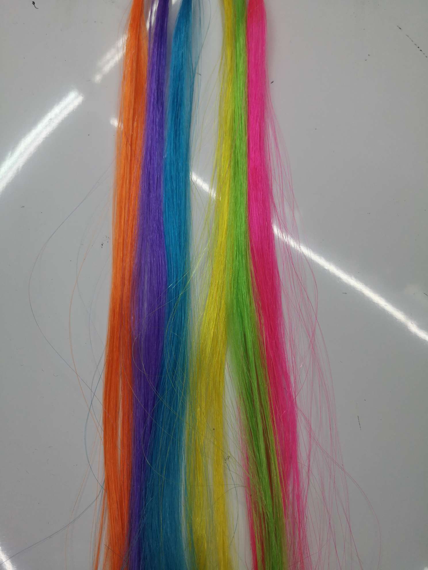 Plum Card Color Spray Paint Clip 30Cm 6 Color Release Straight Hair Application Scenario