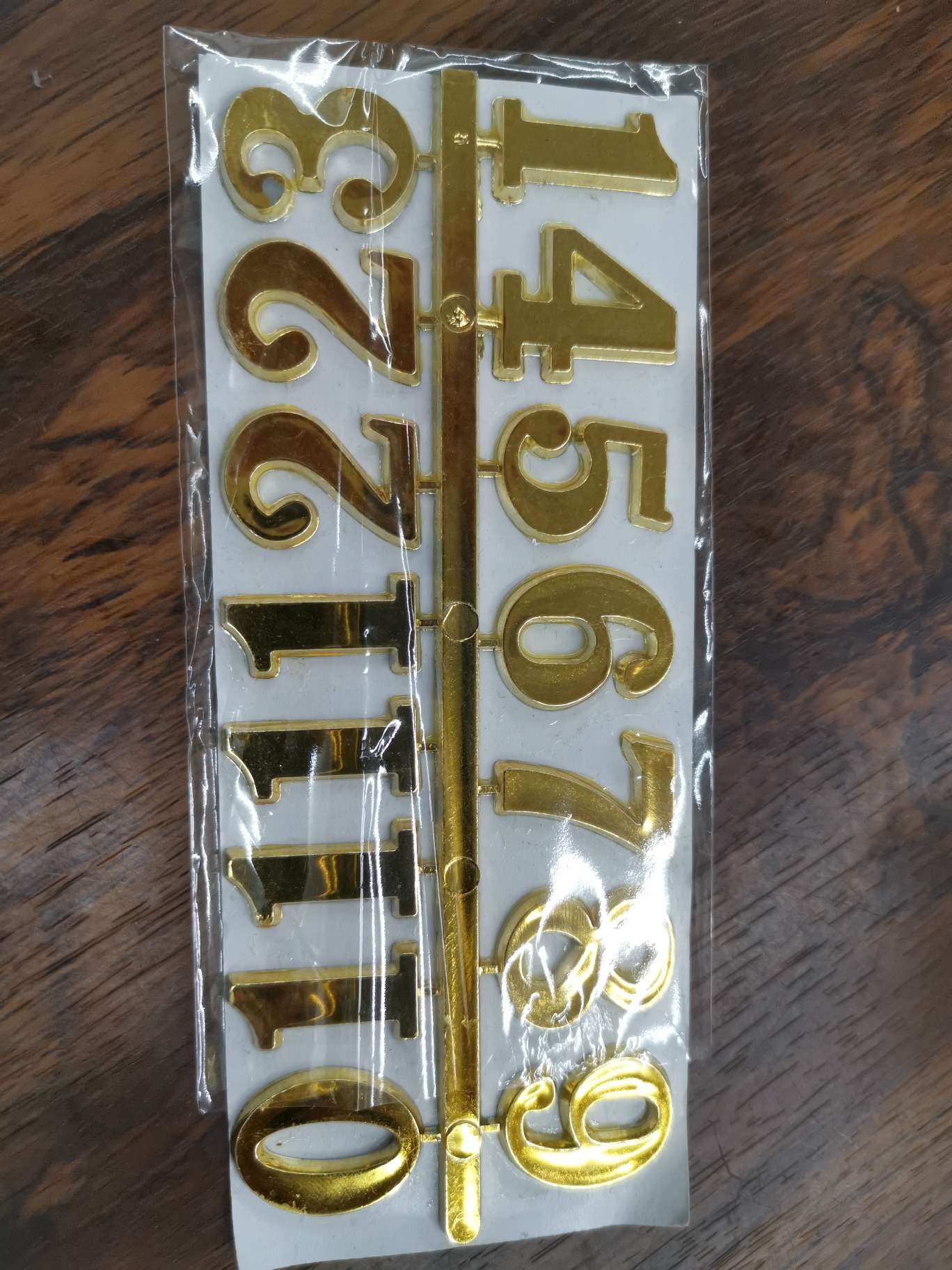 工艺品钟之2.5cm附胶钟表刻度