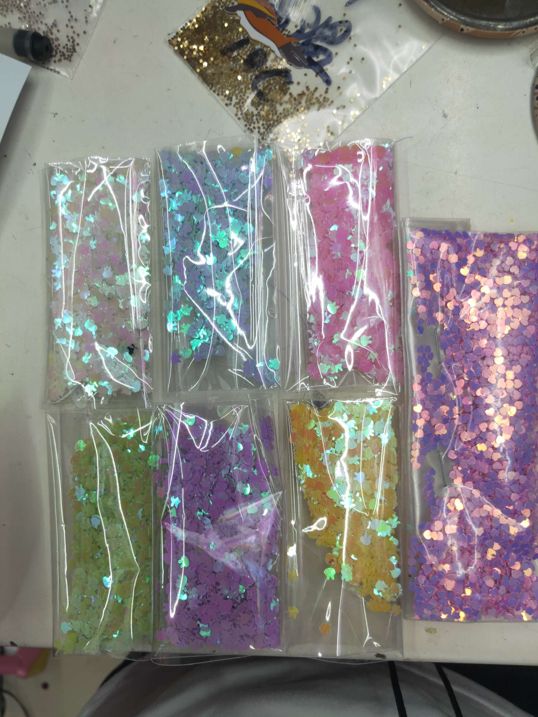 pet eco-friendly sequins for nail care and cosmetics details Picture