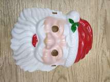节日面具圣诞老人面具塑料儿童面具