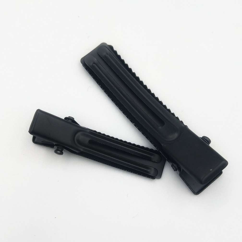3.5Cm Double Fork Clip Diy Accessories Electrophoretic Matte Black Duck Beak Clip Handmade Diy Hair Clip Self-Made Hair Clip Hand-Made Accessories Clip Hair Clip Headband Bow Material Accessories Specification drawing