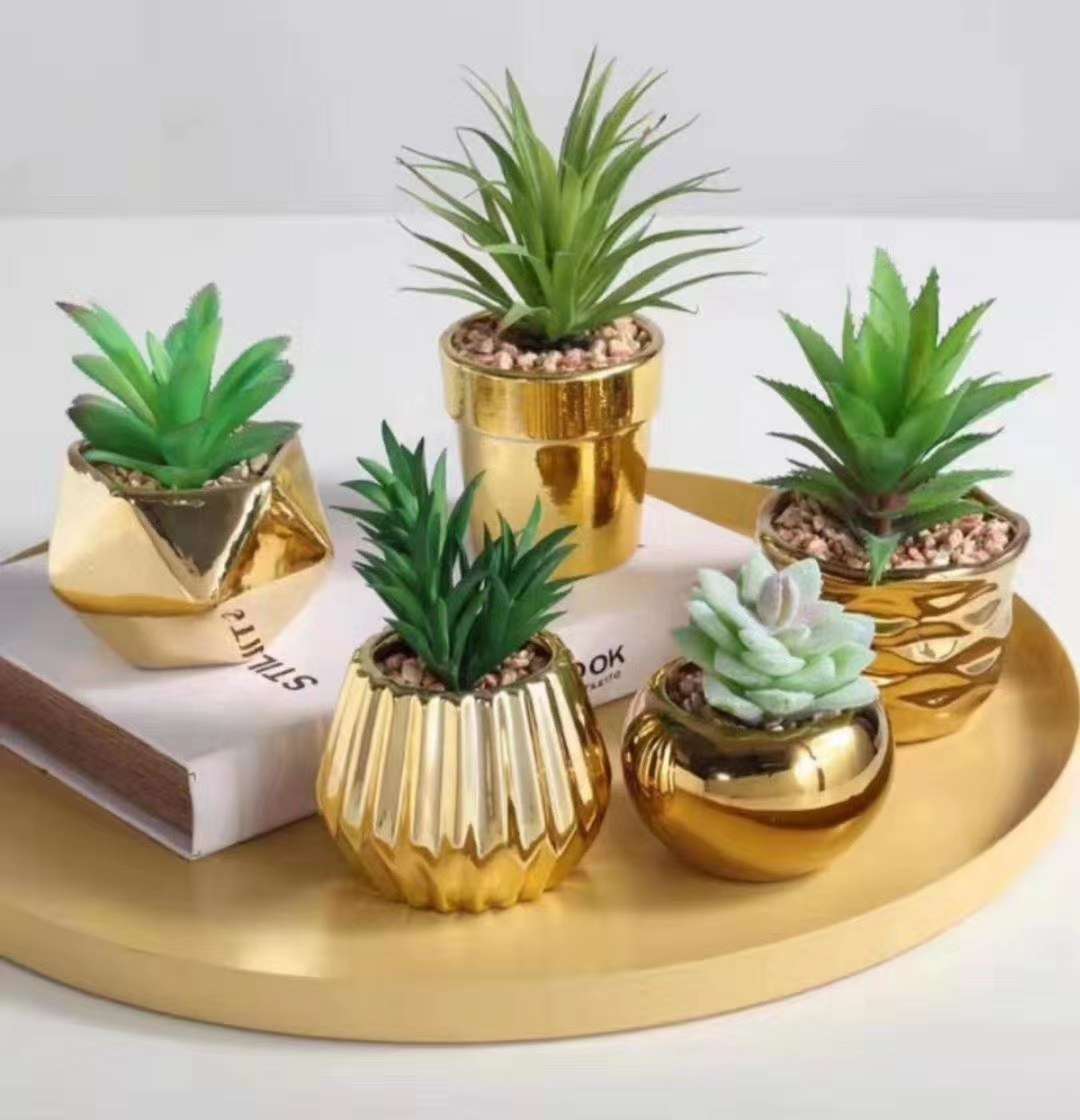 青花瓷陶瓷花瓶水培摆件木架创意玻璃花瓶家居装饰品天然雅致产品图