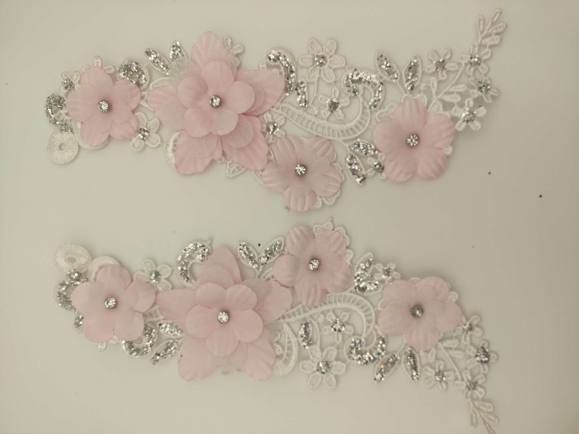 DIY powder coating for hand-stitched beaded flower clothing accessories, gold powder collar flower wedding dress decoration 1-18 Item Picture