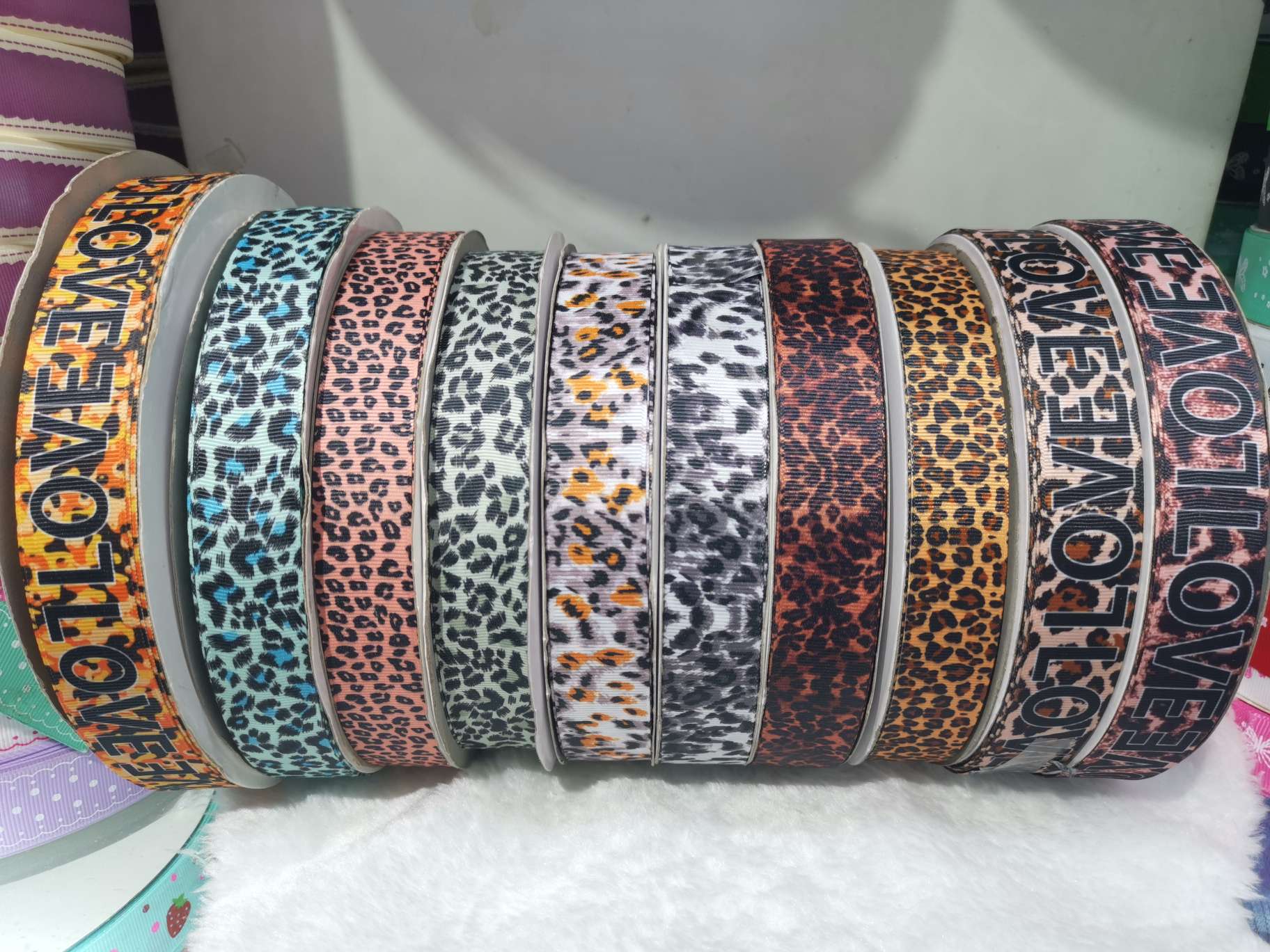 Leopard print thermal transfer (2.5cm rib) thumbnail