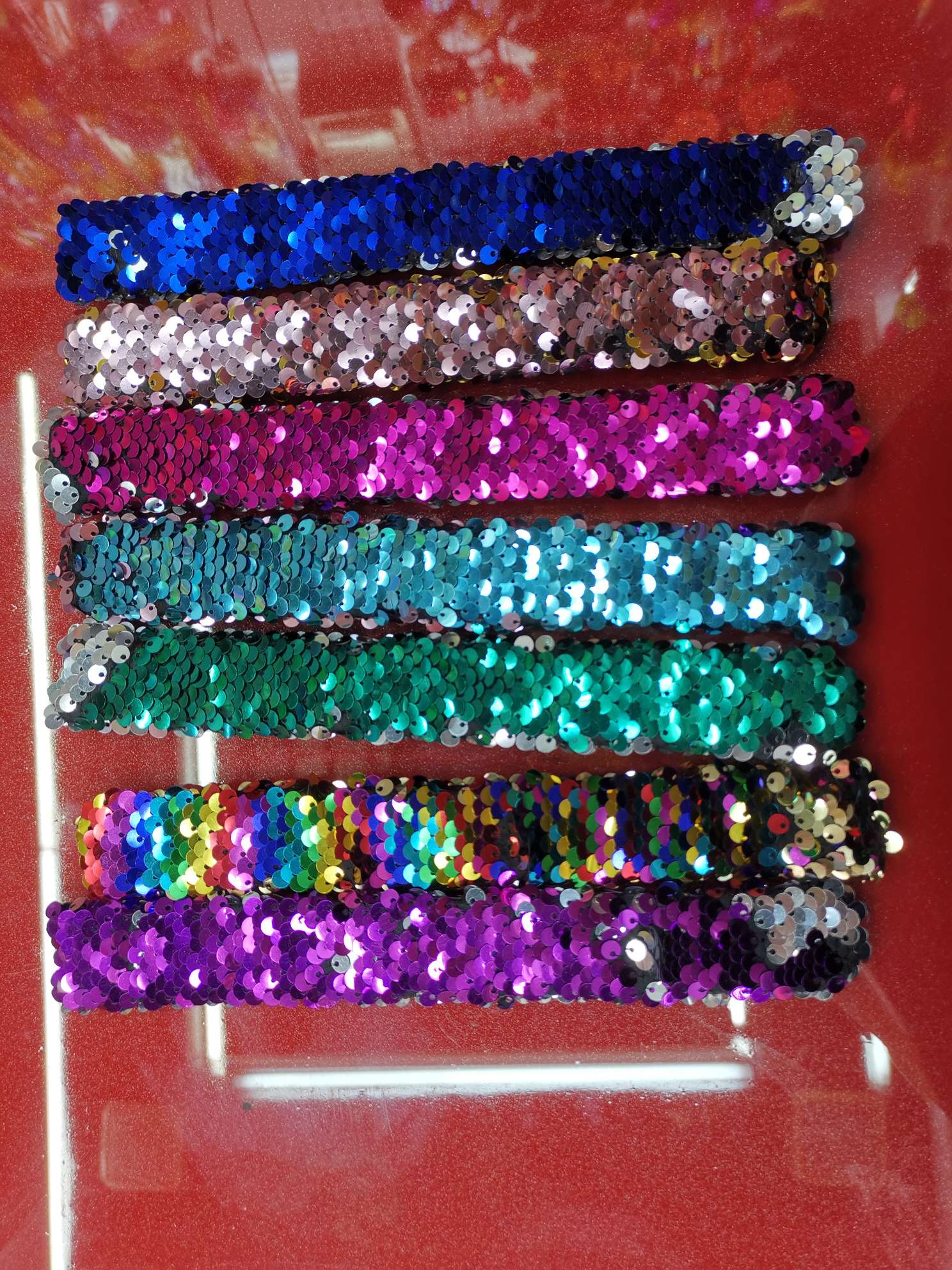 亮片啪啪圈手环